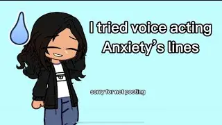 Voice acting as Anxiety in Inside out 2!// ​⁠Voice acting// 🧡🧡🧡🧡