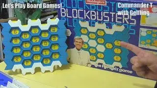 Blockbusters Tabletop Board Game Waddingtons 1980s Commander T and Gelfling