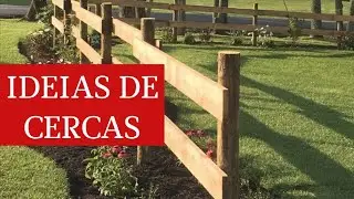 Ideias de CERCAS para Chácaras e Sítios | Paisagismo para sítios e chácaras