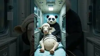 Panda Rescues Injured Buffalo 🐼🐃 | Hospital and Healing Story #pandarescue #cuteanimals