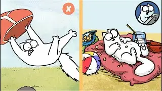 Cats in the Summer 🏖️  | Simon's Cat Extra