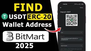 How to Find USDT ERC20 Wallet Address on Bitmart Exchange | 2025 Step By Step Guide