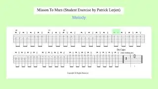 Mission To Mars (Melody) (Student Guitar Exercise by Patrick Lerjen)