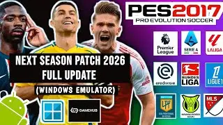 HANO PATCH PES 2017 to Full Patch 2025 on Android | Game Hub & Winlator Tutorial