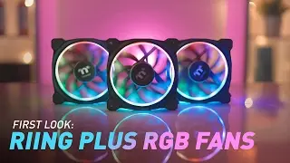 First Look | Thermaltake Riing Plus 16.8m RGB Fans