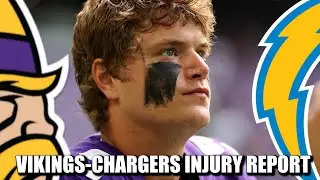 Первый отчёт о травмах в Vikings-Chargers: JJ McCarthy, Carson Wentz, Joe Alt LIMITED