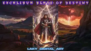 Excalibur Blade of Destiny - Chronicles of the ancient crown - Laky_Digital_Art