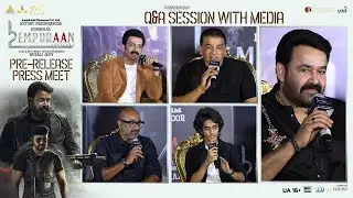L2 Empuraan Movie Team Q&A Session With Media At Pre-Release Press Meet | YouWe Media
