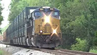 Weird Horn! CSX ES44AH 984 Leads Q026 on 8/30/20 (SC)