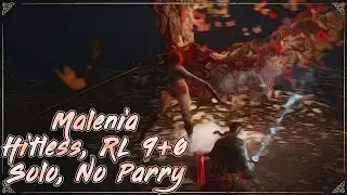 Malenia - Hitless, RL 9+0, Solo, No Parry | Elden Ring