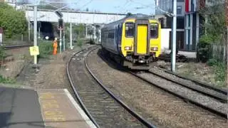 Northern Rail 156448 passing Manors