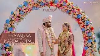 Pravalika & NandaGopal Wedding Highlights || Being Vicky Photography 4K|| Hyderabad
