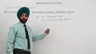 ICSE CLASS 11 MATH - Standard Deviation - 7  Standard deviation Step Deviation Method