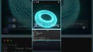 Code 96 | Morphing Particle Art Animation (by TechArtist) &ndash; CSS/JS Three.js Demo #threejs #html