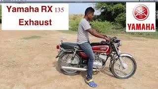 YAMAHA RX135 EXHAUST ORIGINAL RAW SOUND