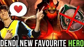 Dendi Spamming New Hero Mars - New Favourite Hero?! Dota 2 Gameplay Compilation