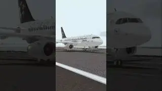 Rate This Takeoff! 🛫 Lufthansa A319 at Oslo (ENGM) - RFS Real Flight Simulator #shorts