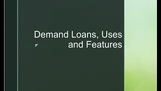 Demand Loans, Uses and Features