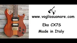 Eko CX7S Artist Made in Italy 1970s With Hard Case