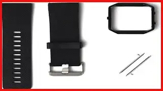 Large Replacement Strap Bands & Frame Compatible for Fitbit Blaze Smart Fitness Watch Sport