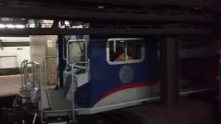 NYC Subway HD 60fps: R156 OL934 + OL930 Tow Empty Flat Work Train Past 125th Street 6/23/15