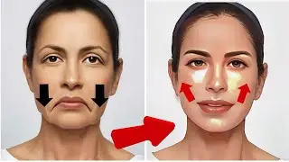 11 Min Face Exercises to Tighten Sagging Skin & Jowls! Lift Saggy Jowls & Smooth Forehead Wrinkles