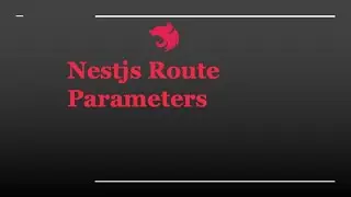 Nestjs Route Parameters