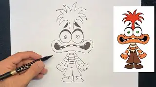 How To Draw Anxiety From Inside Out 2 | Step By Step