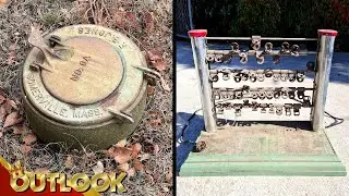 What Is This MYSTERIOUS Metal Hatch Behind An Old House And This Thing Found In A 1950s Roof Space?
