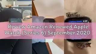 Review Amazon Renewed Apple Watch (Series 6) September 2020 44 mm - Silver - 44 MM - GPS + Cellular