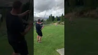 Big game fishing in the garden