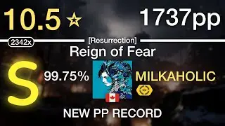 NEW CTB PP RECORD // 1737pp FUHIE DT FC on 10.5⭐REIGN OF FEAR
