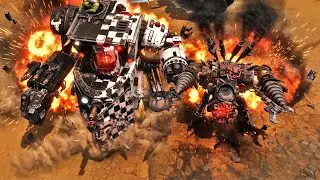 ORKS WAAAGH! Vs Space Marines | Warhammer 40K MASSIVE ARMY Battle