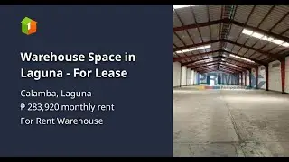 Warehouse Space in Laguna - For Lease