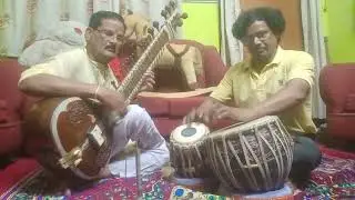 Dr. Haren Mukharjee sitar and Dr. Nidhir Ch. Seal (Tabla) Rag-Basantmukhari.