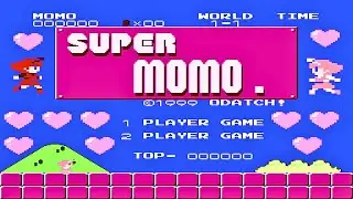NES Super Mario Bros Gameplay : Super MOMO SMB1 Hack