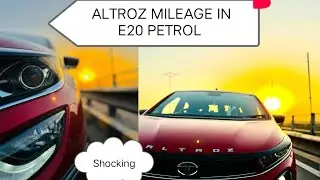 Tata Altroz Mileage in E20 petrol..Must watch..#tatamotors #automobile #altroz #e20petrol 