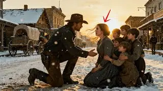 “Please… Don’t Leave Us,” She Begged — The Cowboy’s Decision Made Her Fall to Her Knees