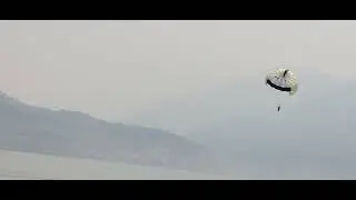#Flying with parachute#paharer upor#top of the hill... pls do subscribe, share, like and comment.