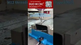 Elevator components hot-melt friction drilling and tapping.#drillingmachine  #cnc #frictiondrilling