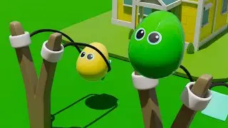 Easter Egg Color Game with Cute Baby Vehicles | Kids Learning Video