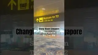 Changi Airport Singapore - How to go from Terminal 1 to Terminal 2