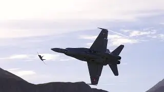 Axalp 2023 Spectacular Swiss Airforce F/A-18 Flight Maneuvers in breathtaking Mountain Scenery