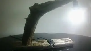 Handmade Driftwood Table Lamp | DIY Wood Art