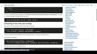 leetcode 986 - interval intersections