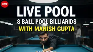 Watch Manish Gupta Break & Win &ndash; Live Pool Billiards 8 Ball Pool Live Pool Showdown #poollivestream 
