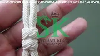 Military Uniform cap Cords,  Air Force Cap Strap, Custom Military cap cord Premium Quality