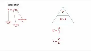 Rekenen met vermogen, P = U x I