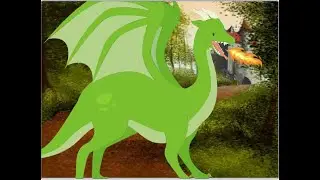 Учебное пособие в Scratch по изменению размера дракона.