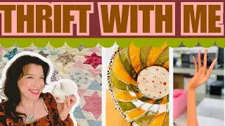 Одеяла и стразы! | Покупки в секонд-хенде Goodwill в Небраске | Видеоблог о покупках в секонд-хенде